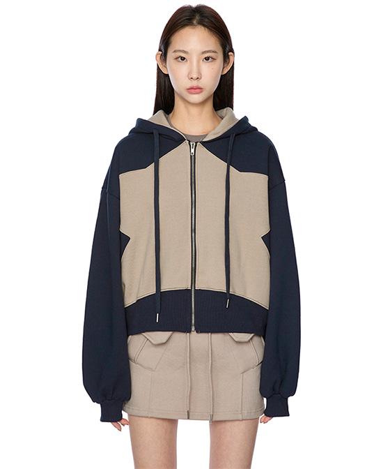 베리 스타 집업 후디