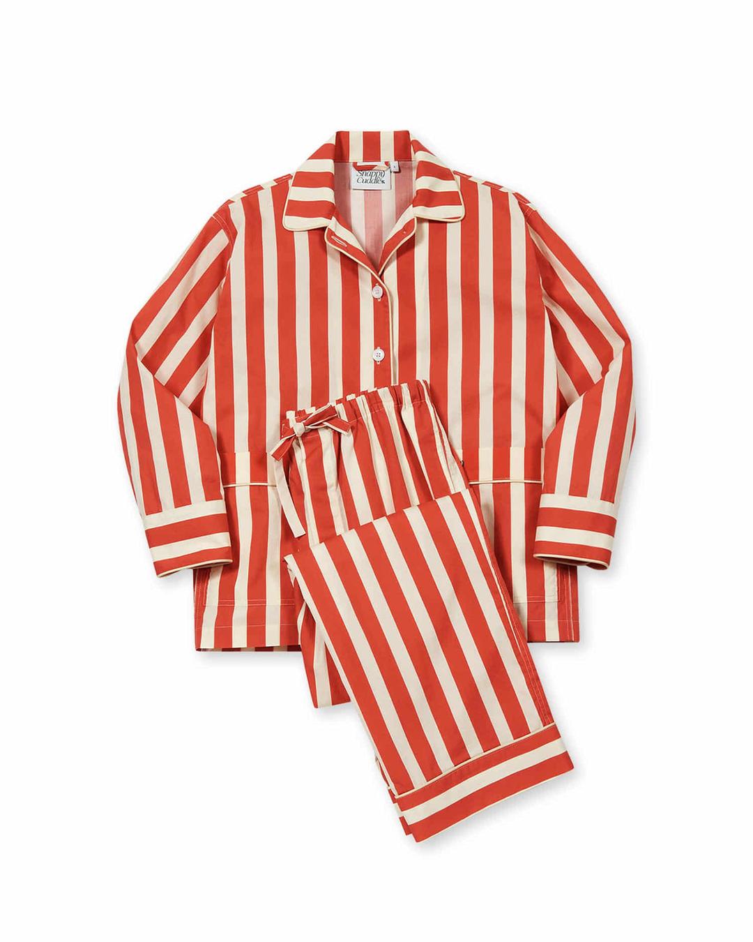 Sophisticated Scarlet Pajama Sets