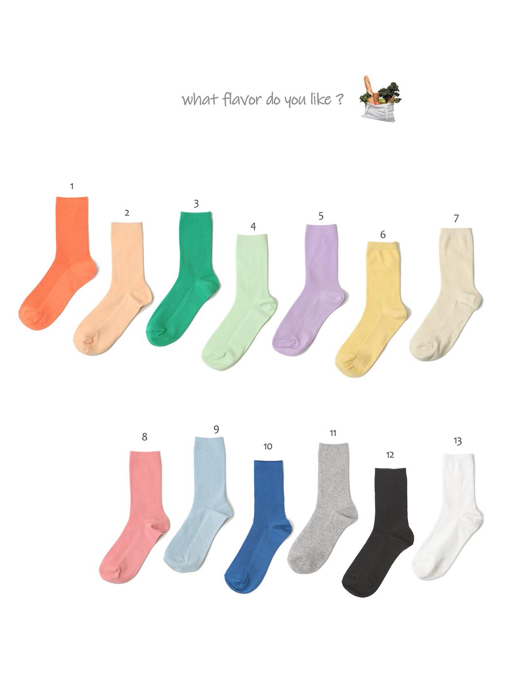 taste socks (13color)