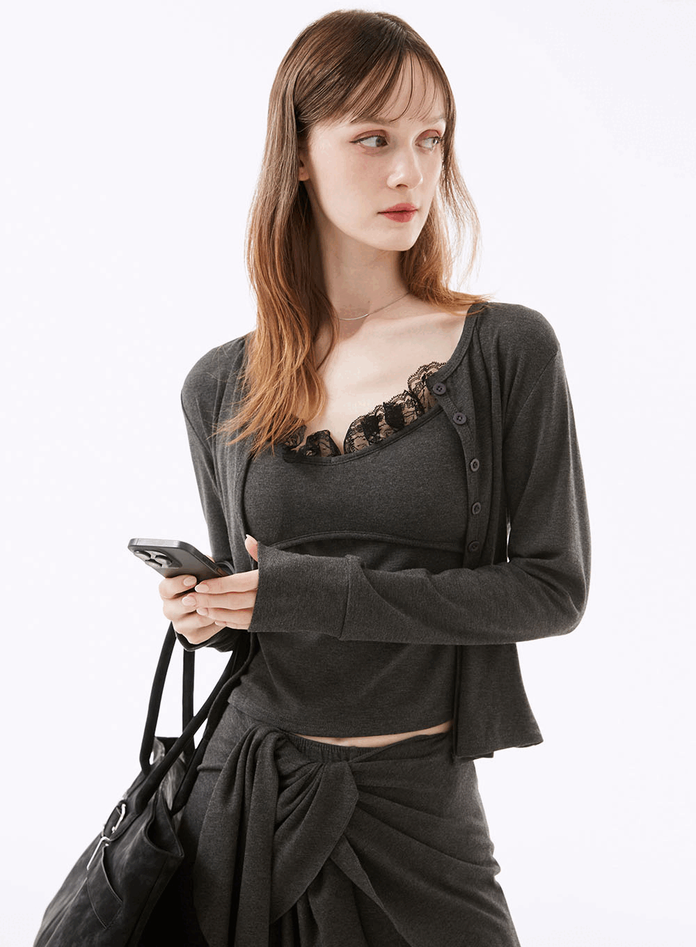 라코브 SET - 가디건, 나시(캡내장), 팬츠