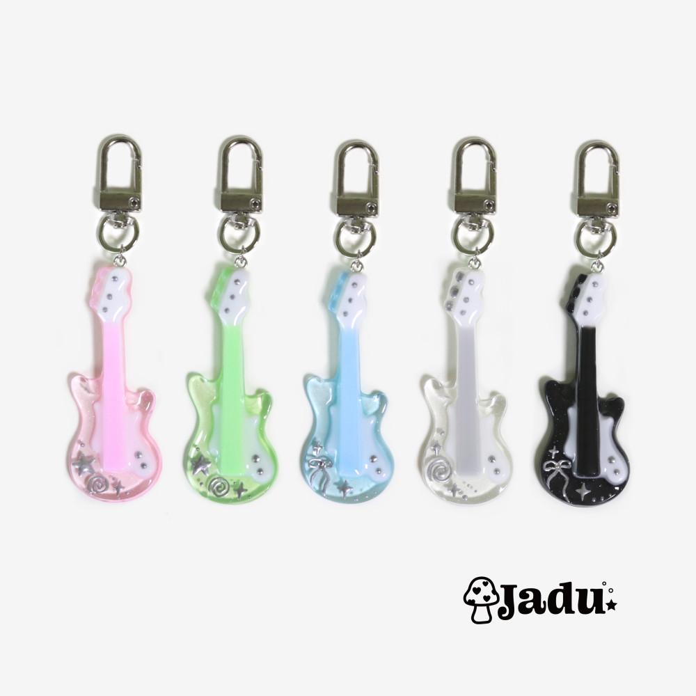 [JADU⋆자두] guitar keyring (5colors)