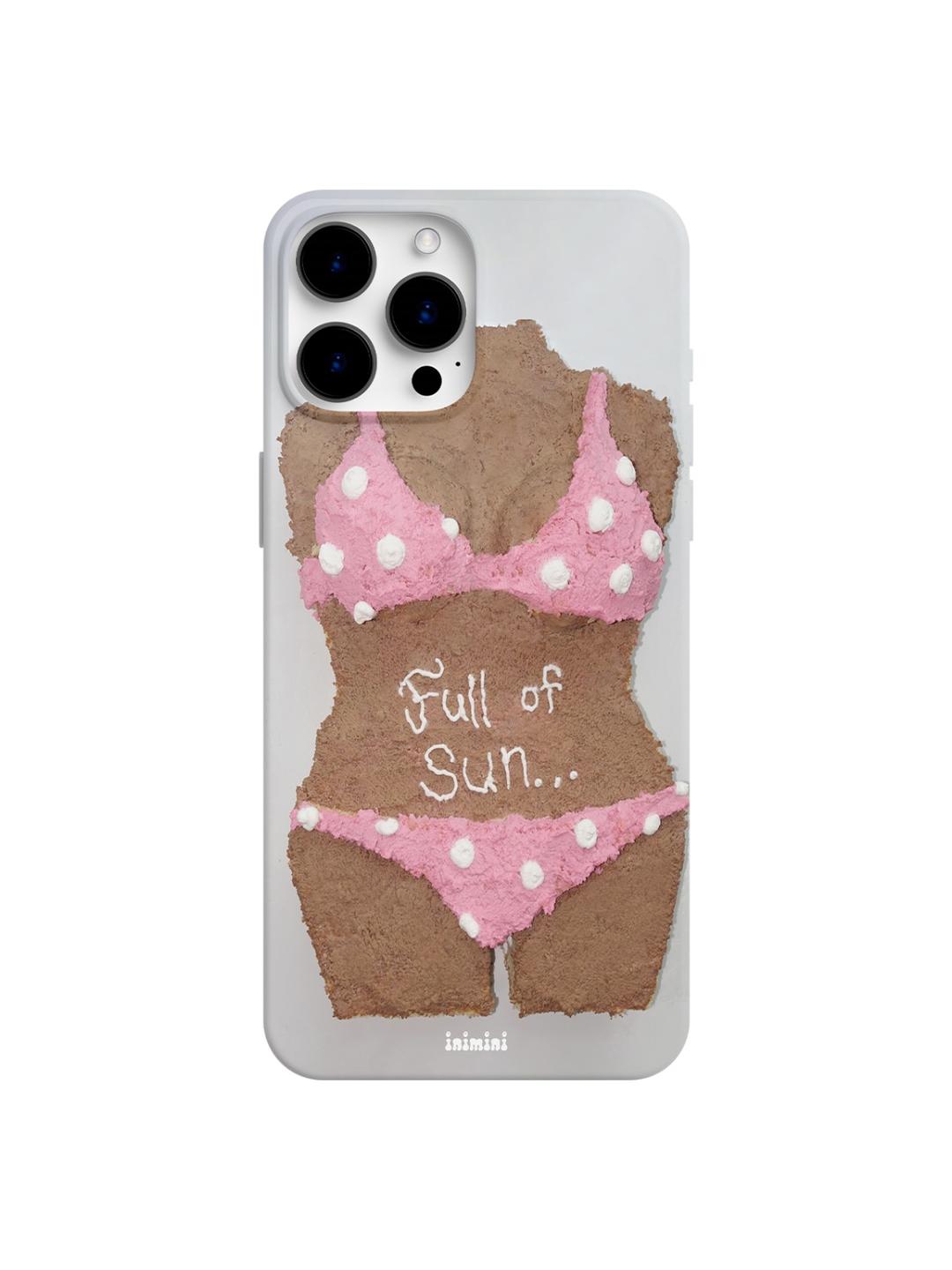 pink dot bikini case
