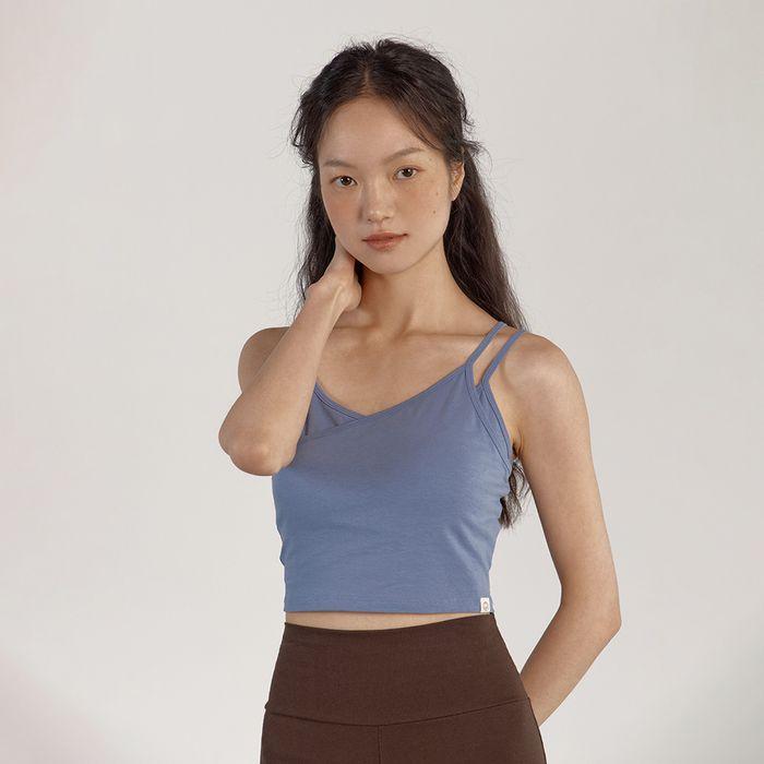 Maha Mudra Crop Tank (Bluebird)
