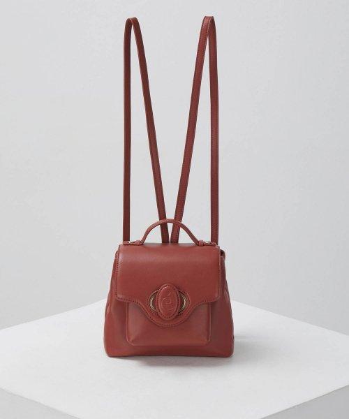 Oval day bag(Red clay)_OVBAX23523CHC