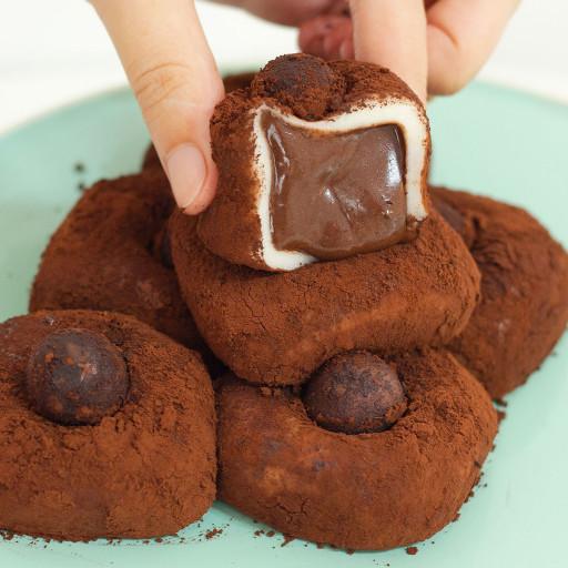 (생초콜릿 찹쌀떡)리얼쪼꼬♡찐한쪼꼬크림+몰티져스♡8개