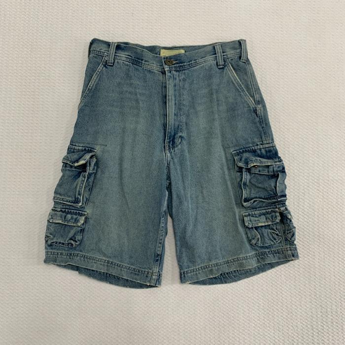 [31]데님 멀티포켓 버뮤다 카고 반바지
