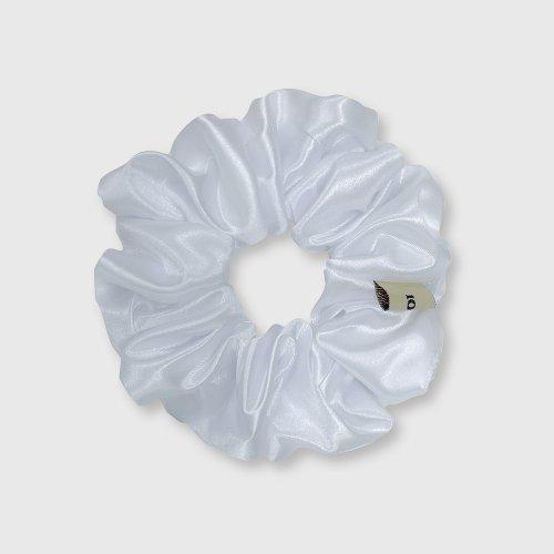 RINNI scrunchie/hairband_satin white