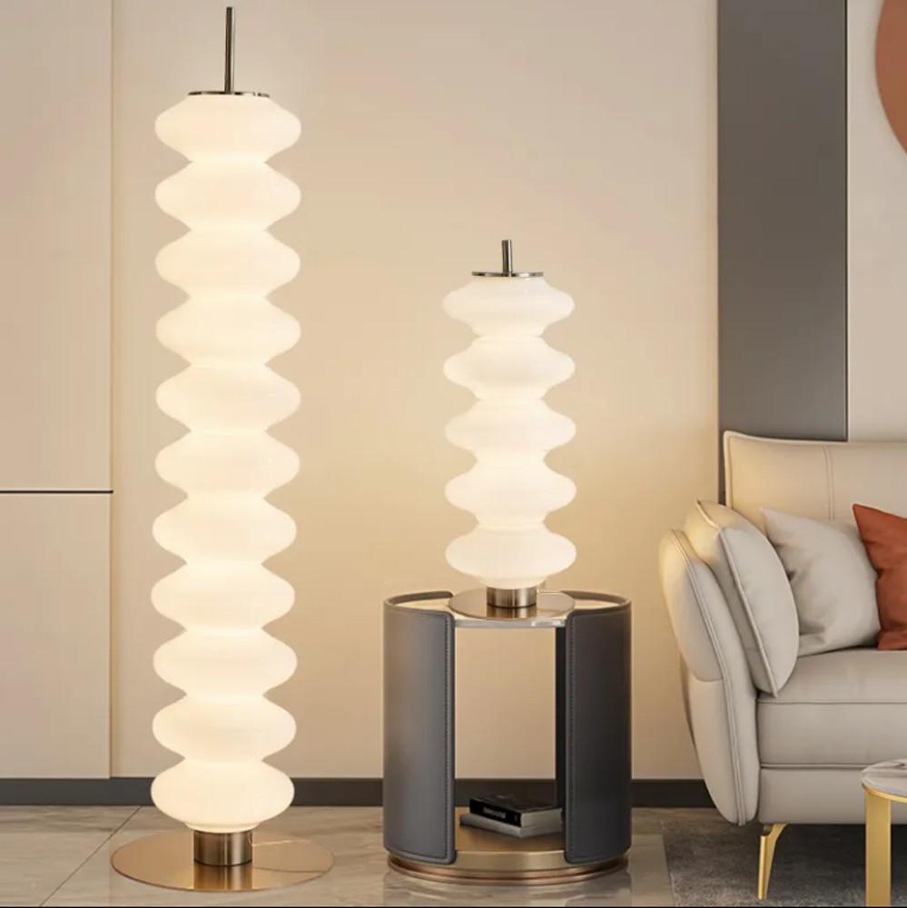 스튜디오 조명 웨이브 펜던트 포인트조명 거실 침실 장스탠드 무드등 플로어램프 57cm