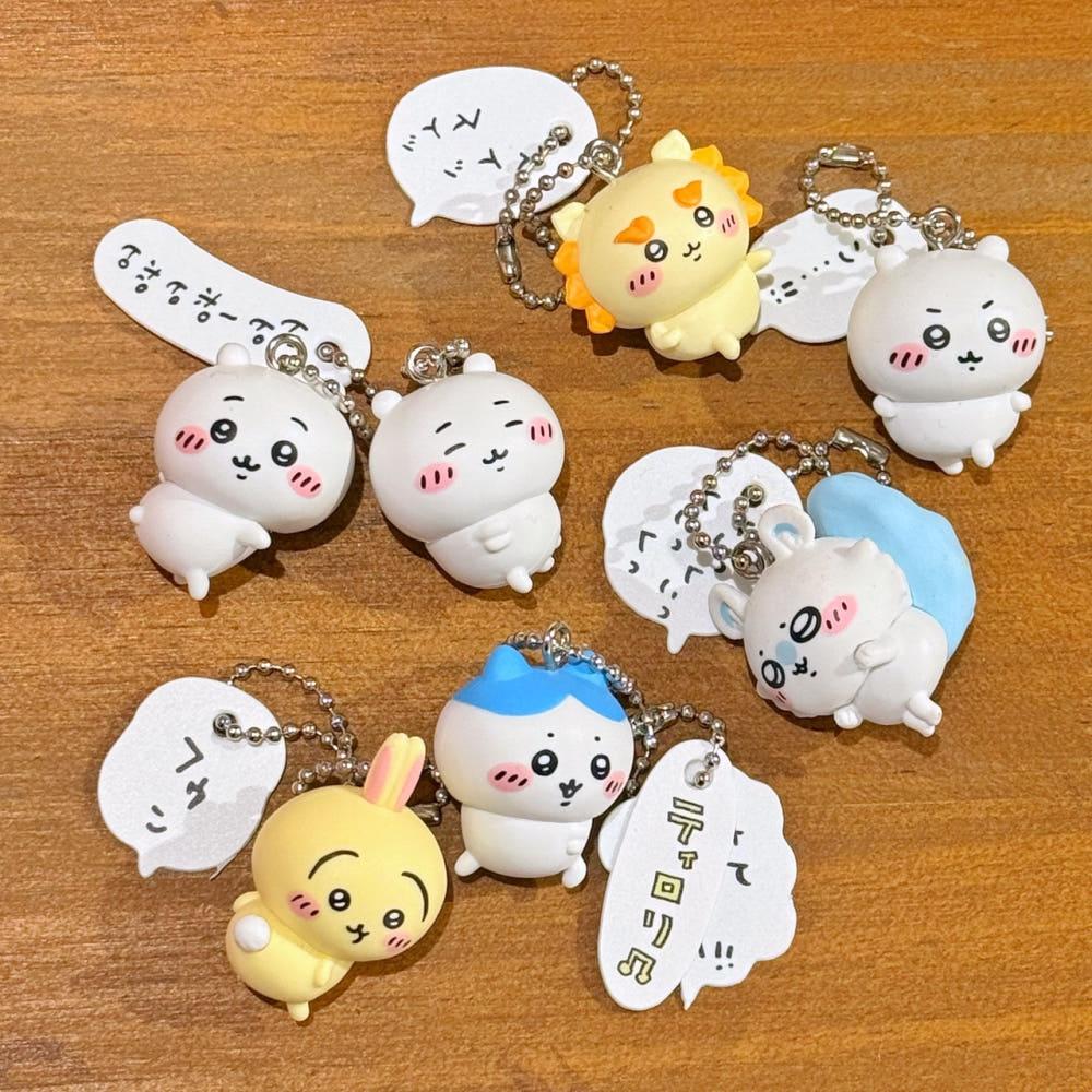 치이카와 먼작귀 말풍선 키링 치이카와 하치와레 치이카와더블 우사기 모몽가 시사