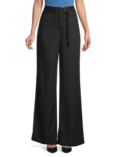 Belted Flare Pants