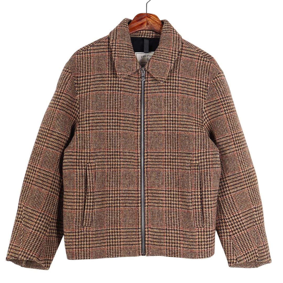 커스텀멜로우 X 파이어 스튜디오 CUSTOMELLOW X FIRE STUDIO 글렌 체크 자켓 S