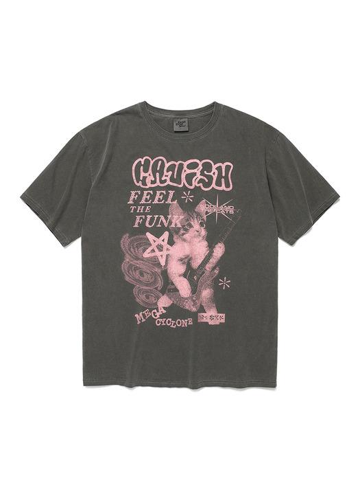 MEGA CYCLONE PIGMENT SS TEE CHARCOAL(CV2DMUT524A)