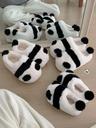 수심 Panda Slippers 판다 슬리퍼 퍼 실내용 아동 커플 남성용 여성용 털실내화