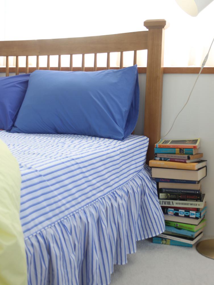 고밀도 면 60수 레트로 클래식 여름 맞춤 매트리스 커버 (SS/Q/K)