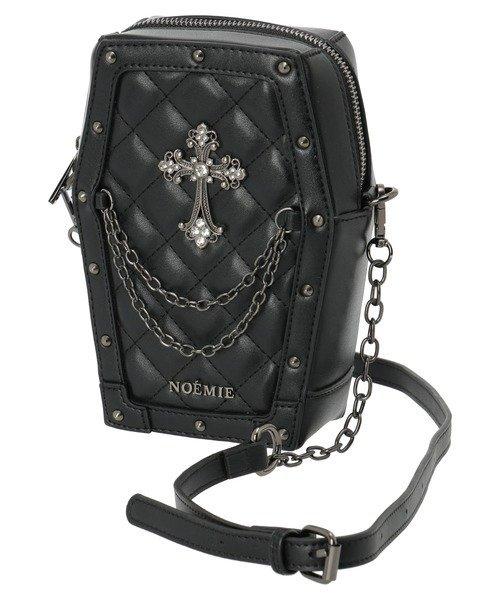 棺桶キルティングショルダーバッグ