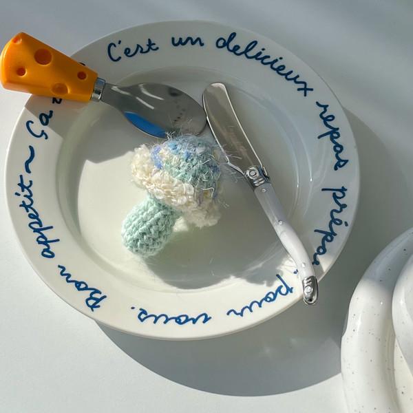 mushroom keyring - Mint