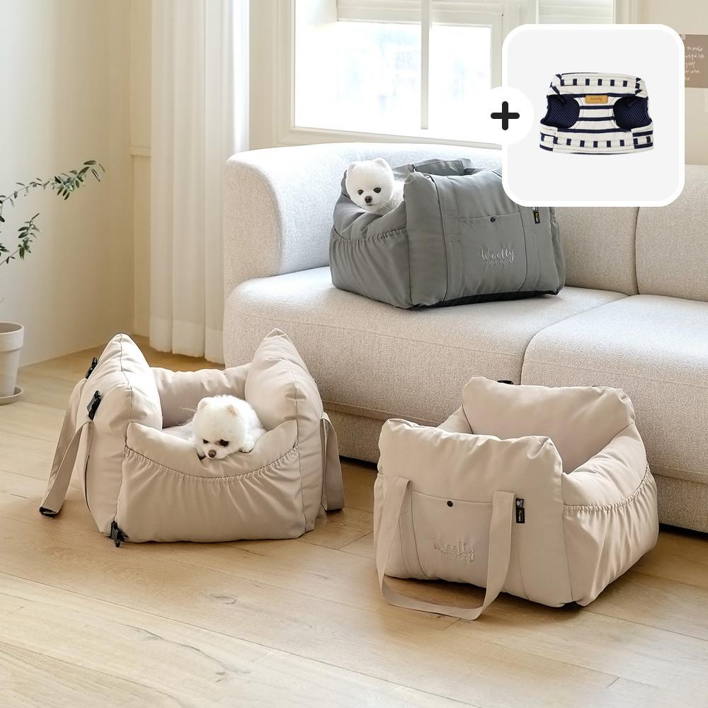 울리 코듀라 이지 애견 강아지 카시트 L 이동가방