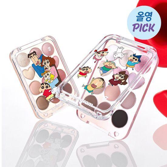 [짱구콜라보] 컬러그램 눈토리얼 아이 팔레트 8 COLOR