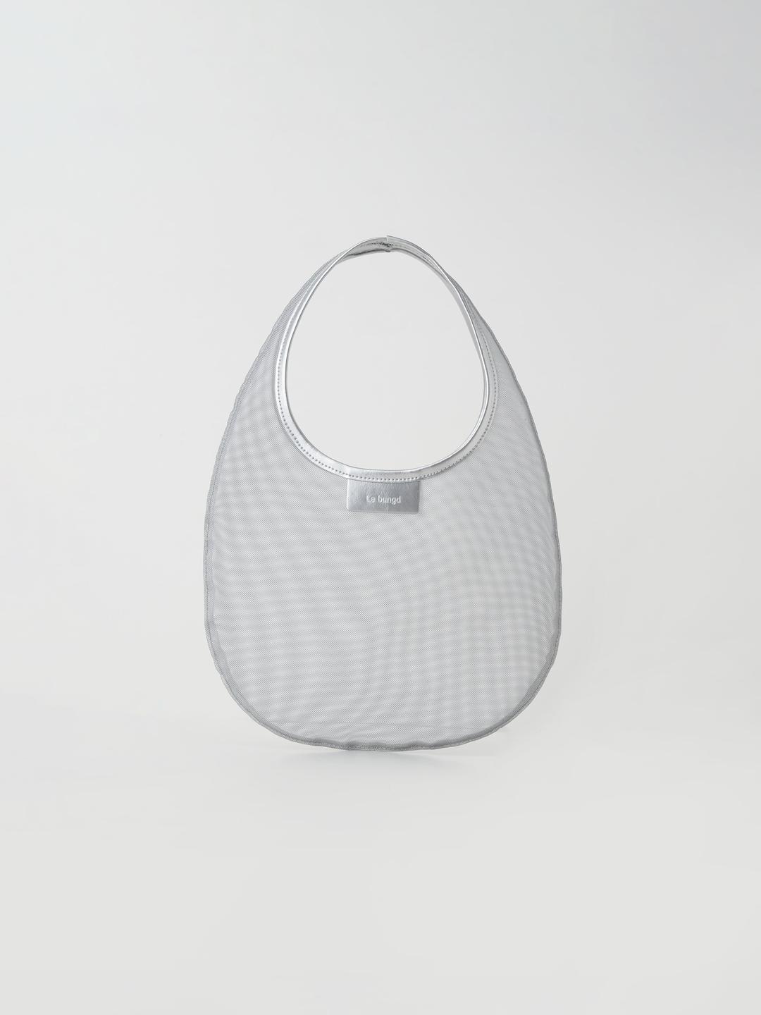 mini bor mesh bag(silver)