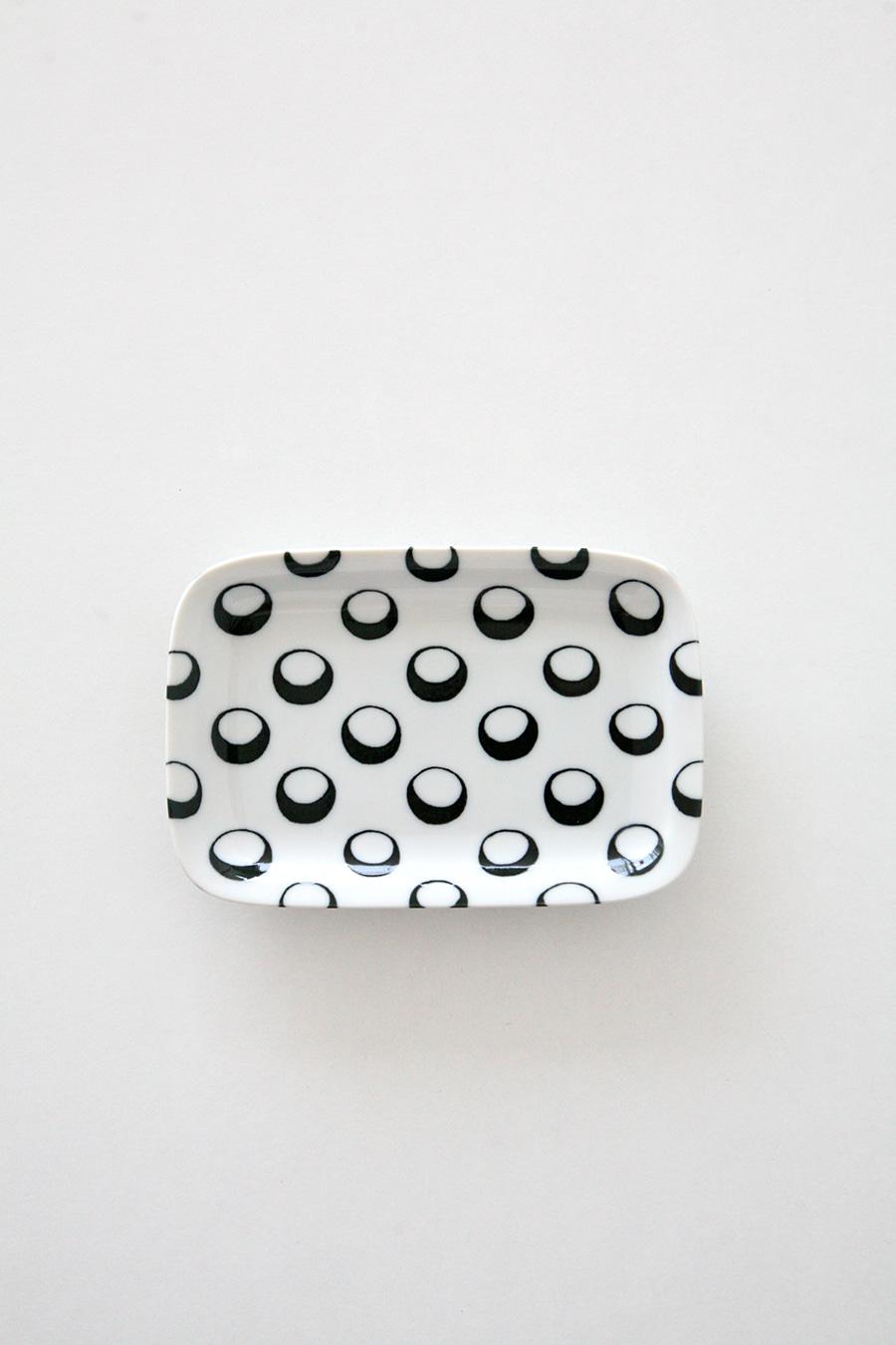 Water drop square plate