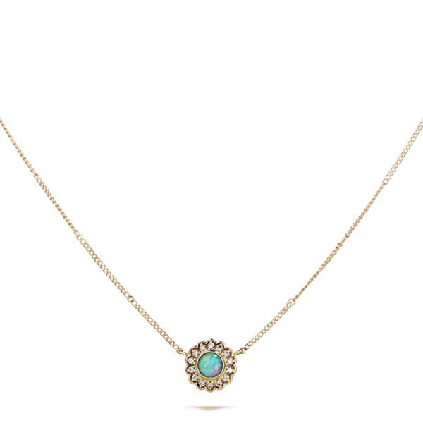 Opal Lace Necklace
