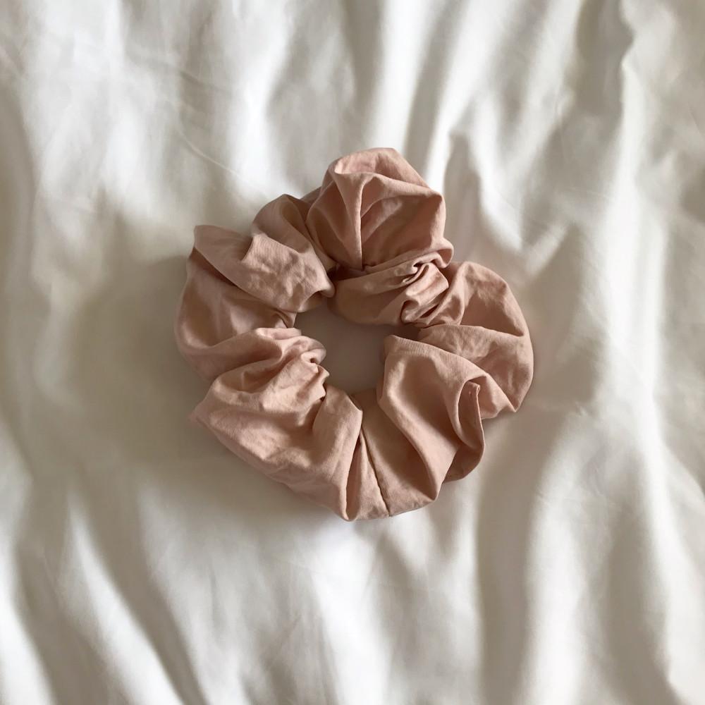 oar Shirts Scrunchies [Pink]/ 셔츠 스크런치/ 헤어곱창