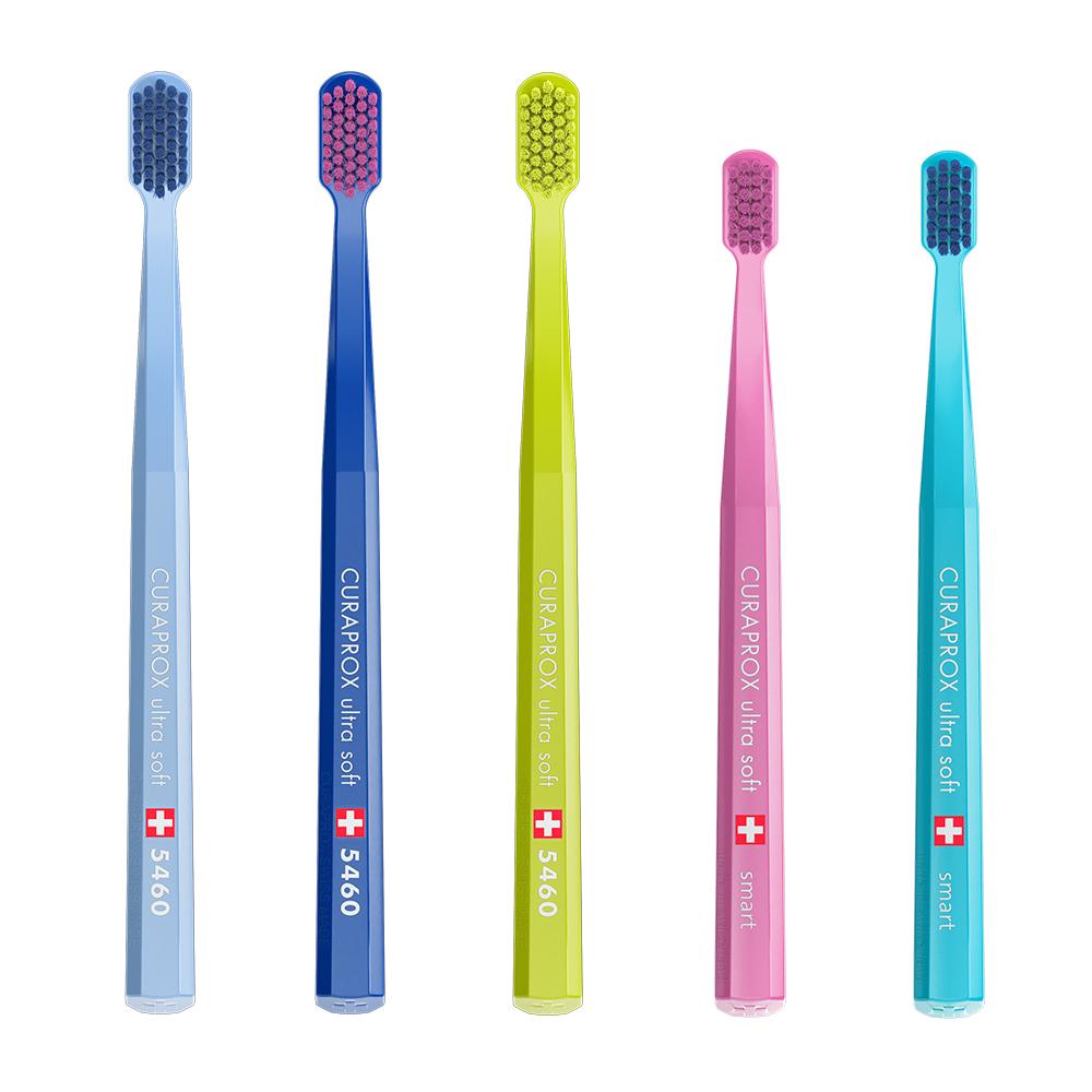 큐라덴 큐라프록스 Advanced(CS5460 3개+Smart7600 2개) 작은헤드 부드러운 초미세모 잇몸칫솔
