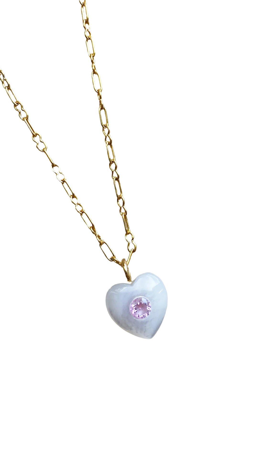 MINI SWEET NOTHING NECKLACE • MOTHER OF PEARL — N O T T E