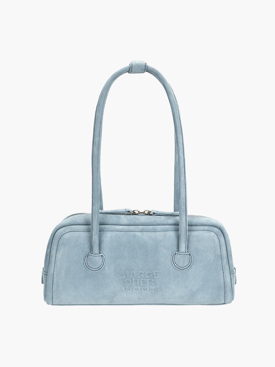 SOFT BAGUETTE BAG_blue suede