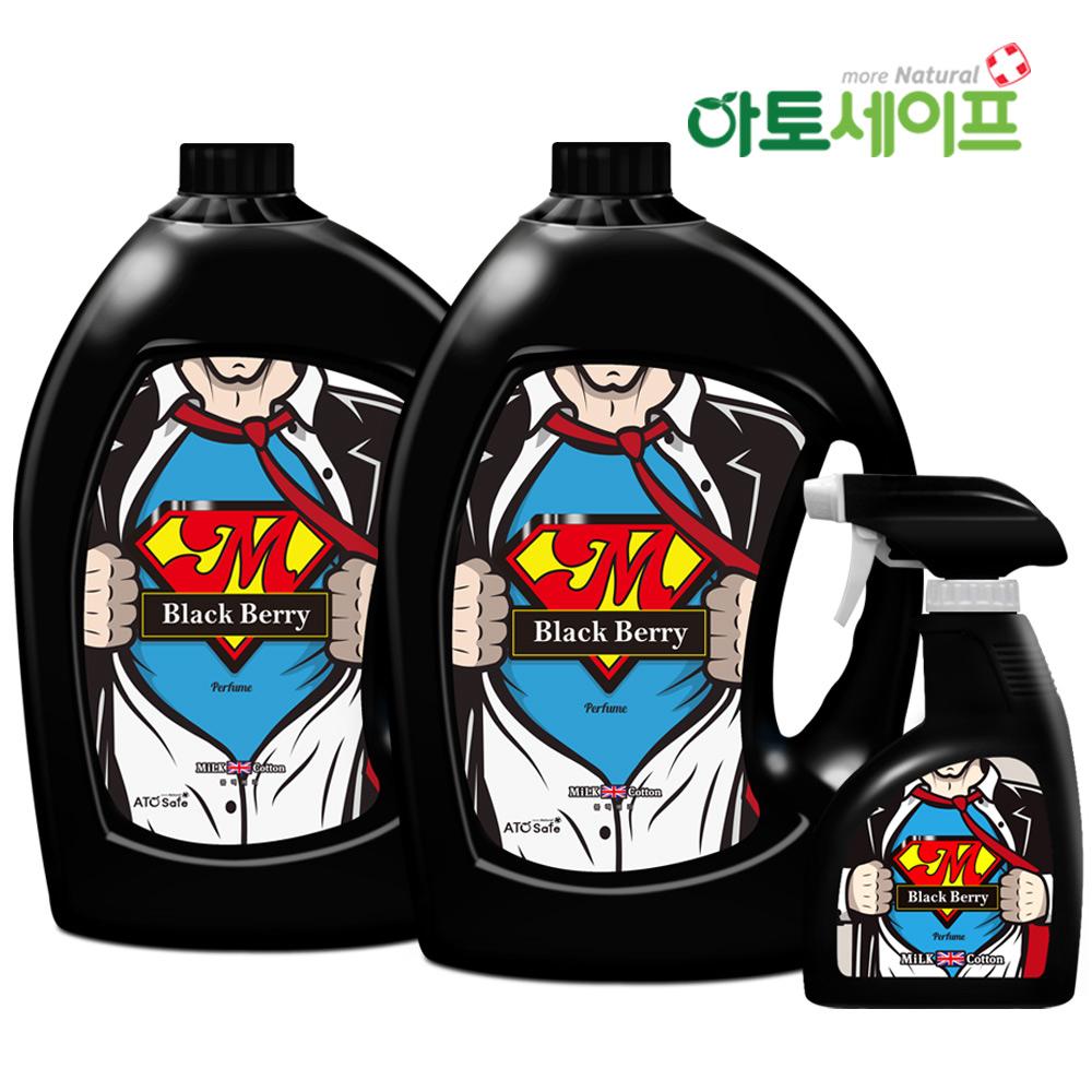 밀크코튼 섬유탈취제 (블랙베리향 3L 2개)