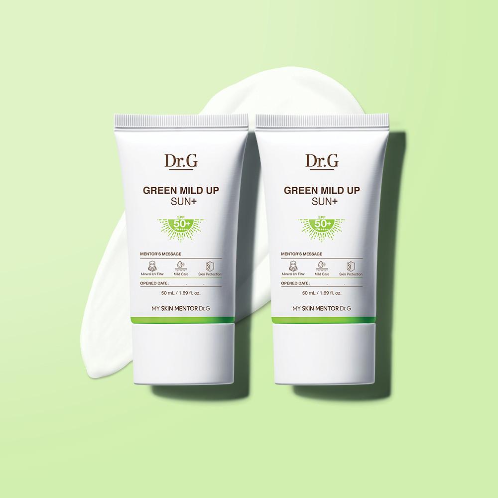 닥터지 그린 마일드 업 선 플러스 50ml(SPF50+ PA++++) x 2개