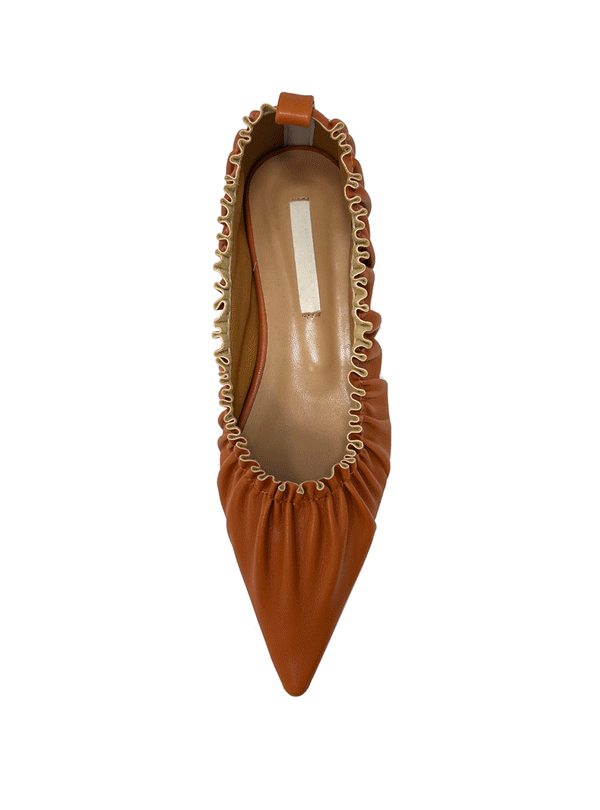 PUMPKIN STILETTO FLAT SHOES (3C)