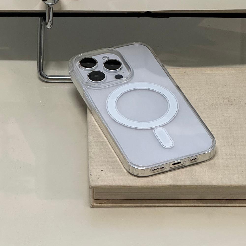 [포프트] 맥세이프 투명 젤하드 케이스