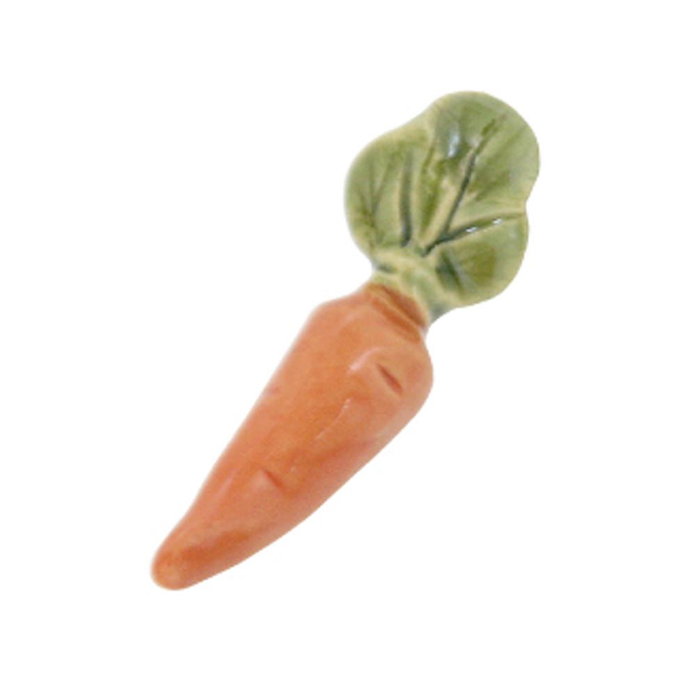 야채 당근 일본 도자기 수저 받침 젓가락 받침대