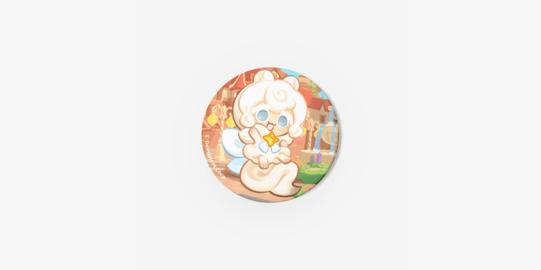 CookieRun： Kingdom 쿠키런 생크림담비 쿠키 핀버튼 ㅣ 마플샵