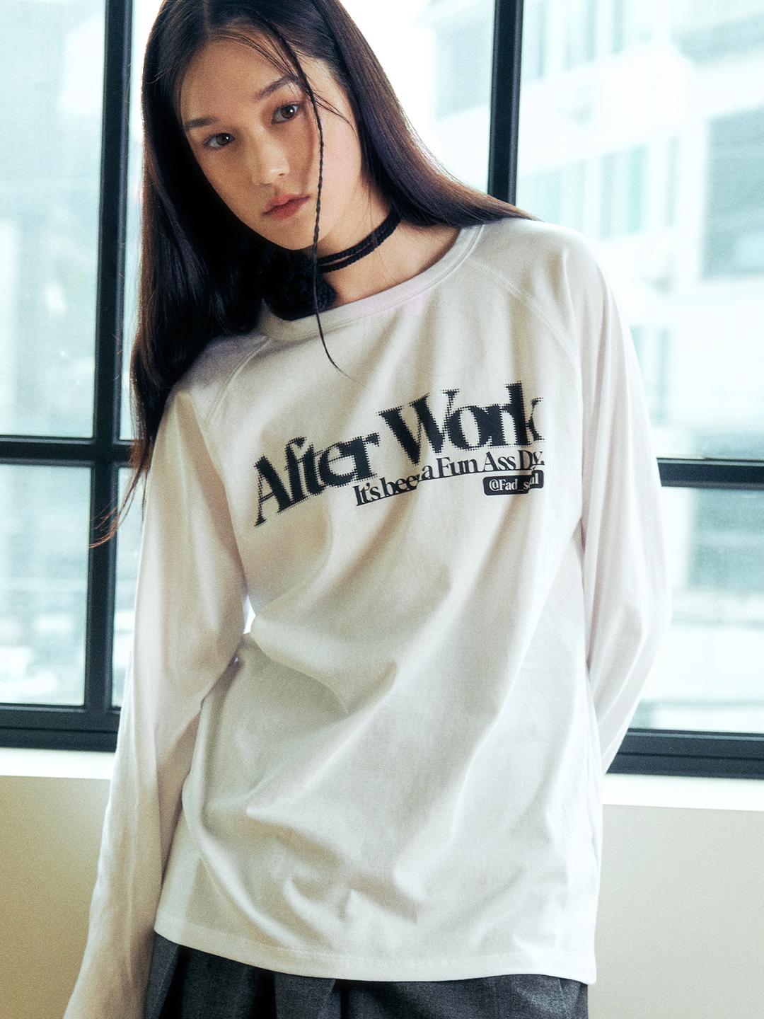 BASIC RAGLAN TEE (WHITE)