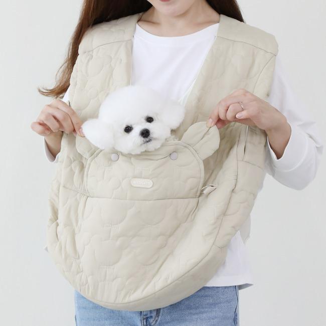 보들리 앞가방 - 베이지