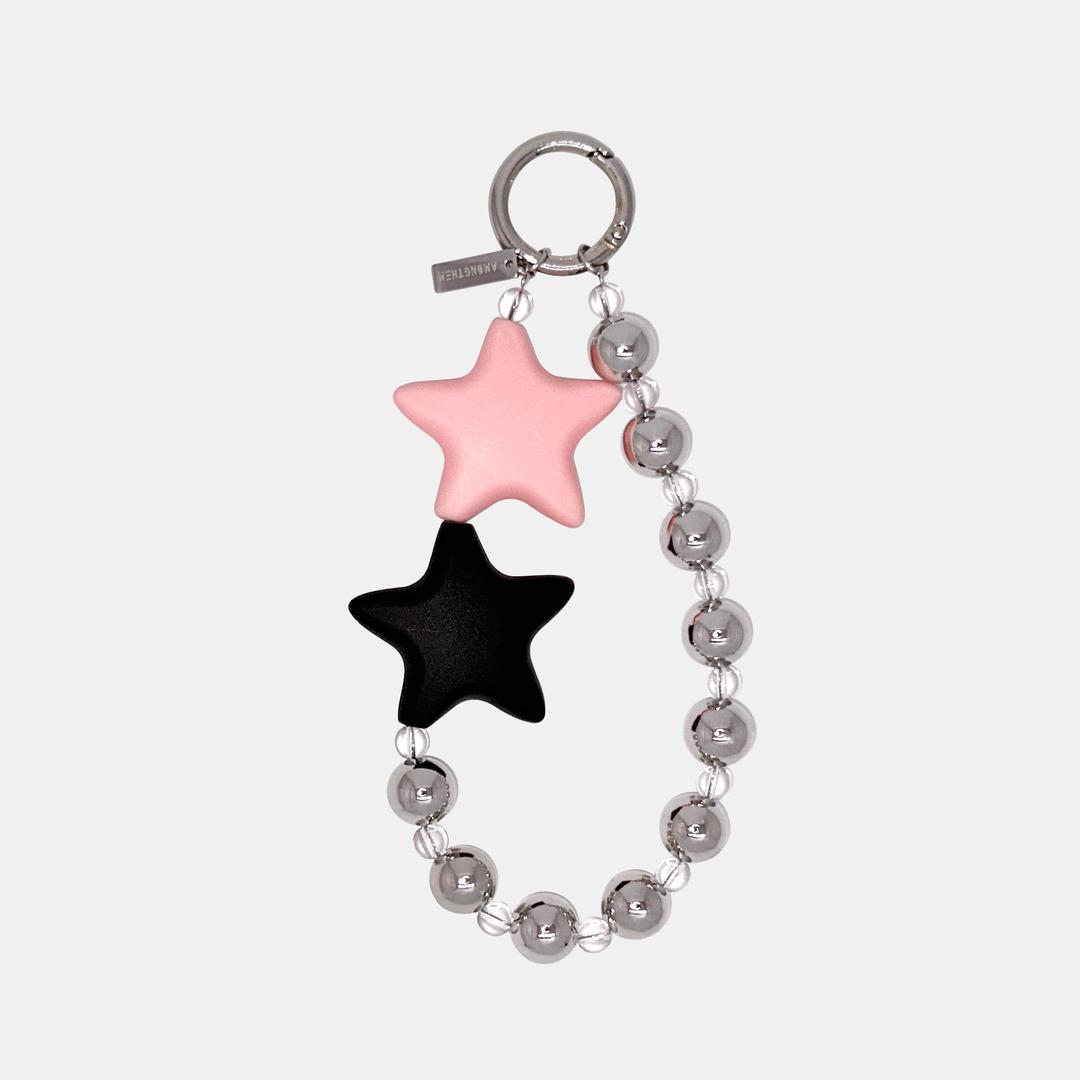 SHINING STRAP KEYRING-Pink