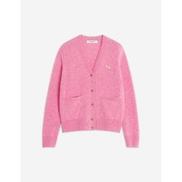 BABY FOX LAMBSWOOL BOXY CARDIGAN