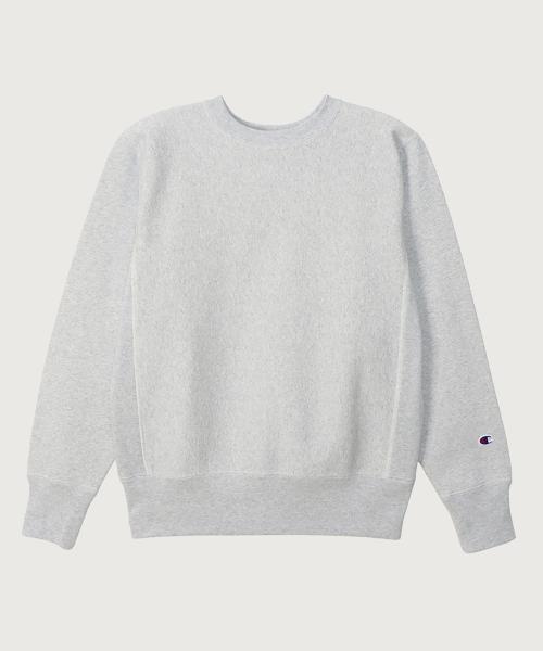 리버스위브 레귤러핏 크루넥 스웨트셔츠 Silver Grey