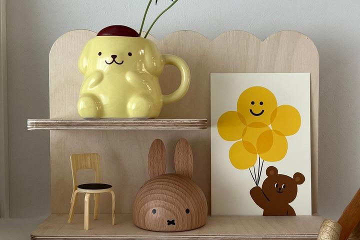 우드 엽서꽂이 선반 자작나무 미니 아이방 벽꾸미기 원목