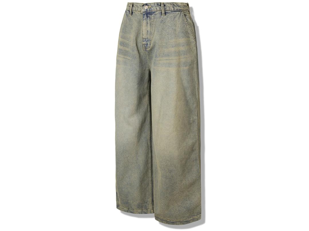 빈티지 워싱 아웃 데님팬츠