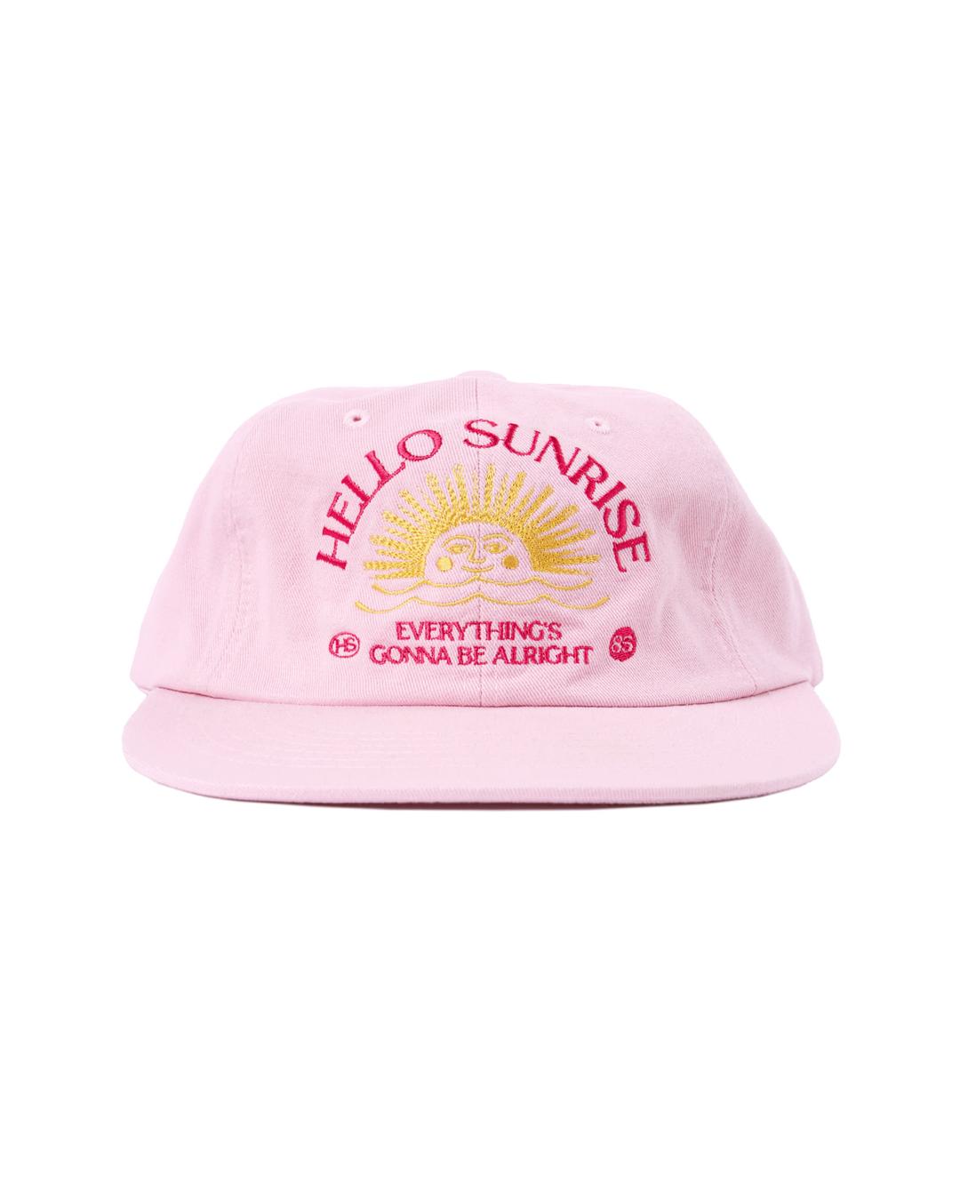 [Pre-order delivery on September 1st] Washed Two Tone Arch Logo 6-panel Cap_Pink