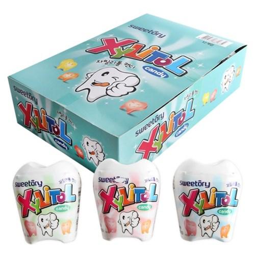 무설탕사탕 자일리톨캔디 이빨사탕 아이들간식 제로슈거 12개세트 1B