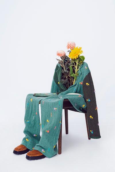 Daisy Easy Pant in Jade Lambswool