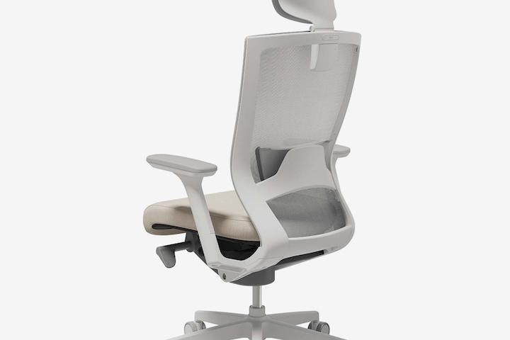 T50 컴퓨터 책상 의자 화이트 (HLDA)