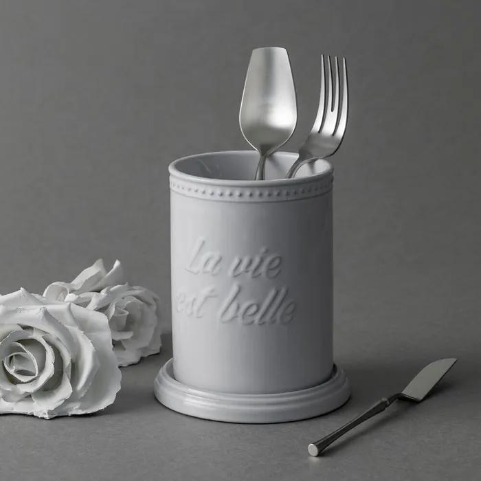 블랑 라비에 수저통 세트 (수저통1P+받침1P)