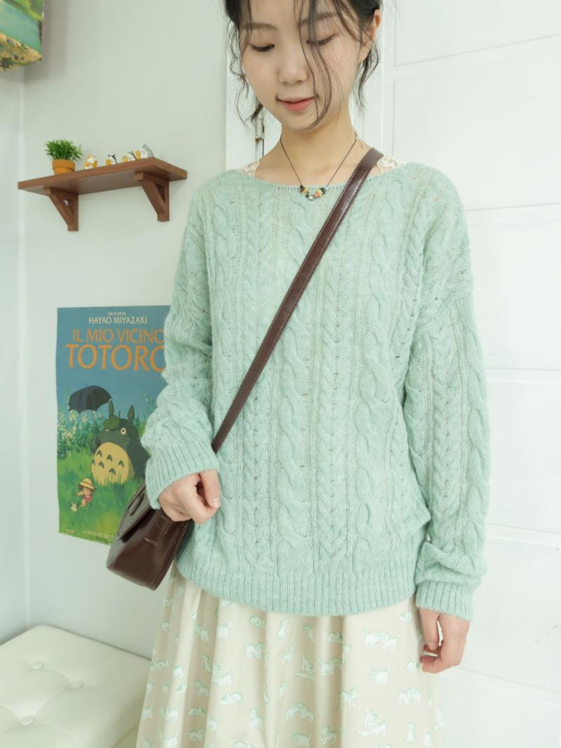 Yogurt tiwst knit ( 4 color )