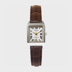 CASIO 카시오 LTP-V007L-7B2 여성 가죽밴드 심플 손목시계