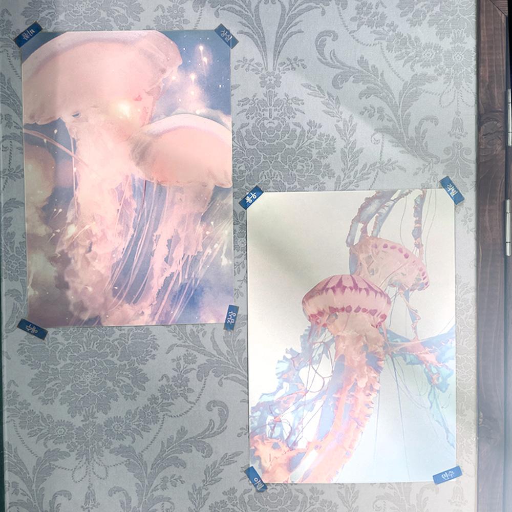 Ice Blue / Floating A3 POSTER  1+1 (한 종류 구매시 나머지 종류 발송)